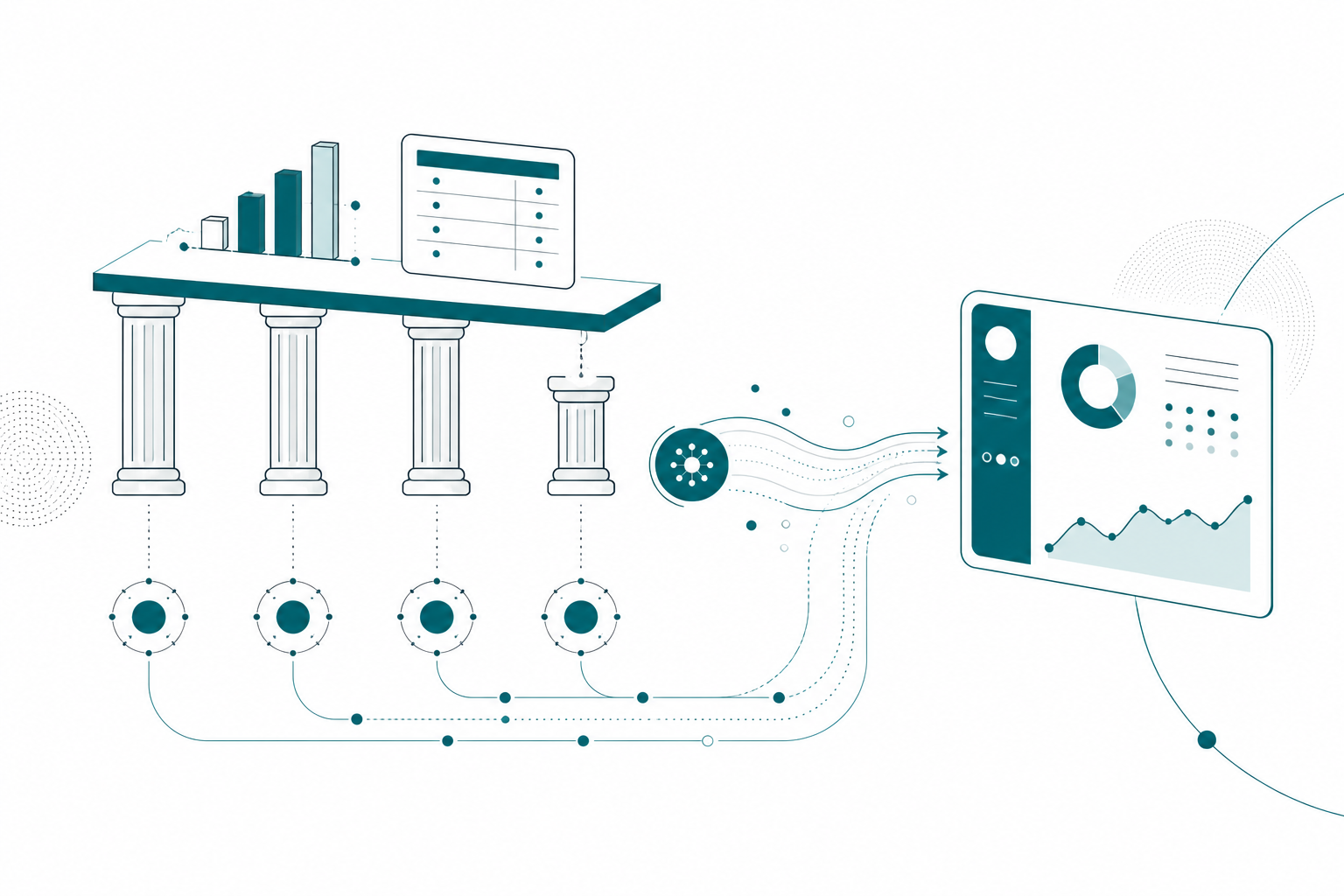 Banner illustration for The Four Pillars of Data Governance (and the Agent That Reports to Each) - Part 1
